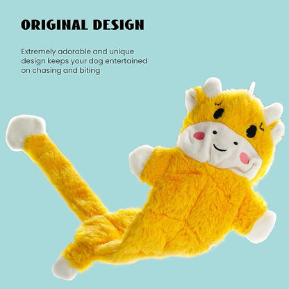 Nocciola 5 PCS No Stuffing Crinkle Dog Squeaky Toys, Durable Dog Toys for Tug of War, Tough Dog Toys for Small Medium Large Dogs & Aggressive Chewers, Puppy Dog Toys to Keep Them Busy - PAWPICO