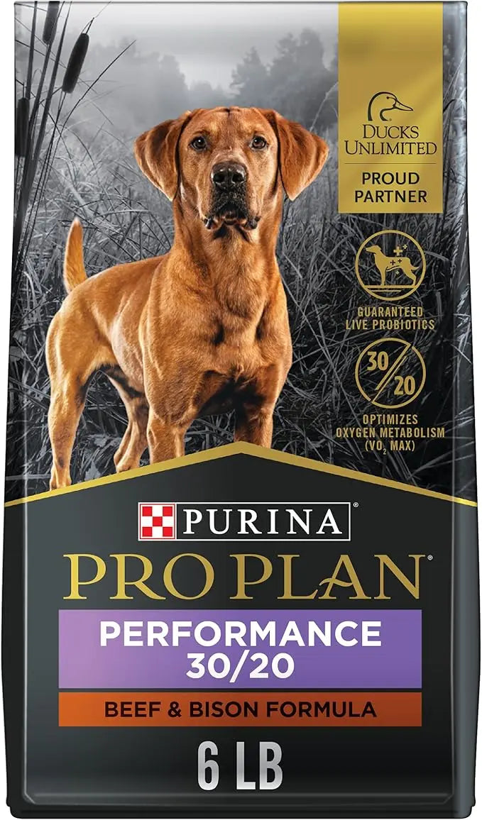 Purina Pro Plan Sport Performance 30/20 Beef & Bison Formula Dry Dog Food - 6 lb. Bag - PAWPICO