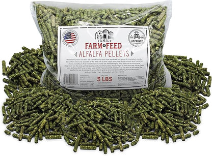 | Alfalfa Hay Food | Small Pet | Young and Adult | Pellets | 5 Pounds FAMILY+FARM+AND+FEED