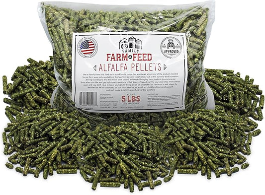 | Alfalfa Hay Food | Small Pet | Young and Adult | Pellets | 5 Pounds FAMILY+FARM+AND+FEED