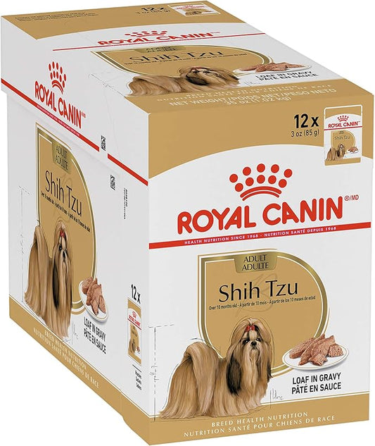 Royal Canin Adult Shih Tzu Wet Dog Food, 3 oz Pouch (Pack of 12) - PAWPICO