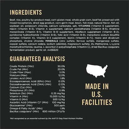 Purina Pro Plan Sport Performance 30/20 Beef & Bison Formula Dry Dog Food - 6 lb. Bag - PAWPICO