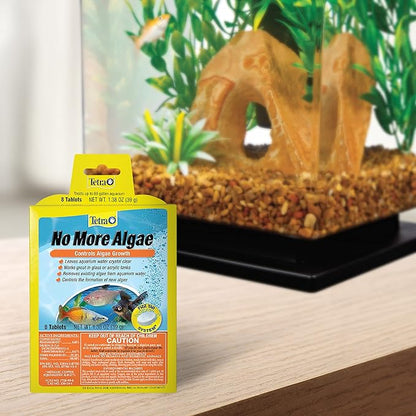Tetra No More Algae Tablets, 8 tablets, Controls Algae in Aquariums Tetra