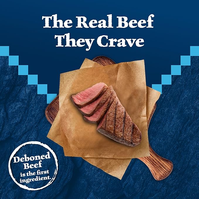 Blue Buffalo Wilderness Rocky Mountain Recipe High-Protein Adult Dry Dog Food, Made in the USA with Natural Ingredients Plus Wholesome Grains, Red Meat, 28-lb. Bag - PAWPICO