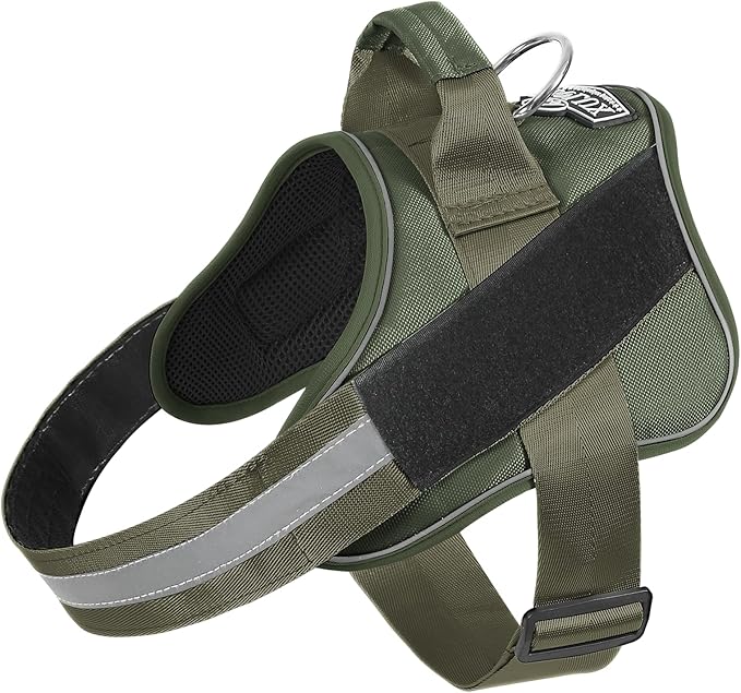 Bolux Dog Harness, No-Pull Reflective Dog Vest, Breathable Adjustable Pet Harness with Handle for Outdoor Walking - No More Pulling, Tugging or Choking Bolux