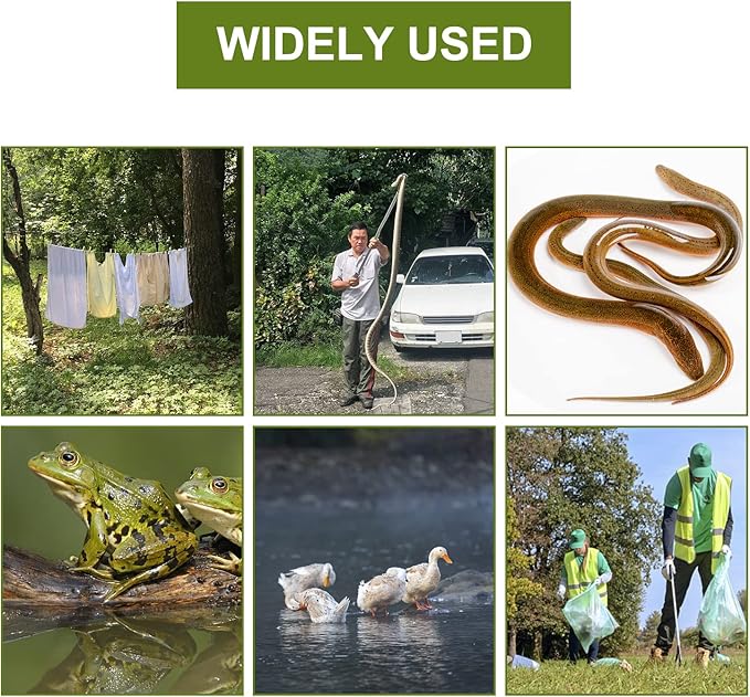 Snake Grabber Professional All Aluminum Alloy Rattle Snake Catcher Tool Wide Jaw Handling Window Opener Pole Tool with Lock Snake Tongs 2pcs 60 Inch HOOJUKE