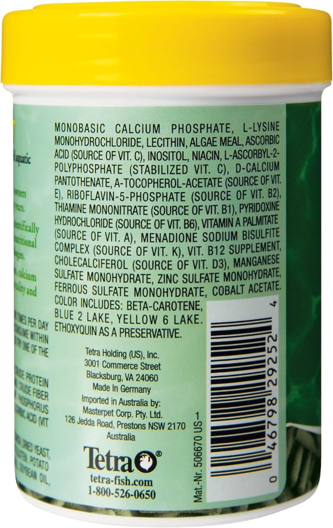 Tetra ReptoMin Floating Food Sticks, Food for Aquatic Turtles, Newts and Frogs, 1.94 oz Tetra