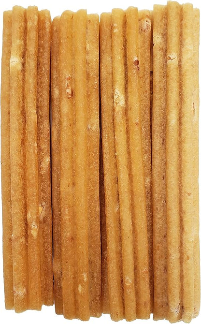 Himalayan Dog Chew Churro Yak Cheese Dog Chews, 100% Natural, Long Lasting, Gluten Free, Healthy & Safe Dog Treats, Lactose & Grain Free, Protein Rich, Real Peanut Butter Flavor, 4 Churros Per Pouch - PAWPICO