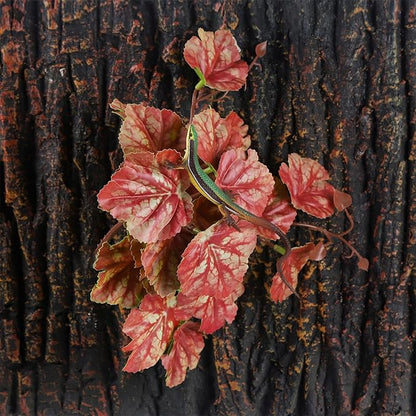 Fake Reptile Plants for Reptile Terrarium Plants, Reptile Plant Décor, Turtle Tank Plants with Suction Cup IBWell