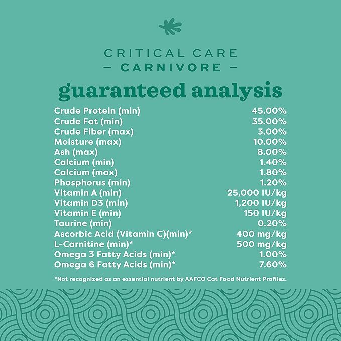 Oxbow Critical Care Carnivore - Nutritionally Complete Feeding Assist Formula for Small Animals & Pets (70g) OxbowAnimalHealth