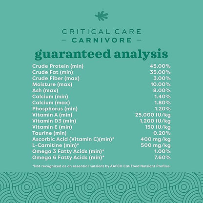 Oxbow Critical Care Carnivore - Nutritionally Complete Feeding Assist Formula for Small Animals & Pets (70g) OxbowAnimalHealth