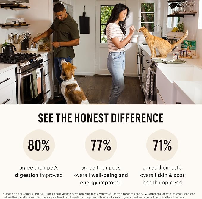 The Honest Kitchen Whole Food Clusters Grain Free Chicken & Fish Dry Cat Food, 10 lb Bag - PAWPICO