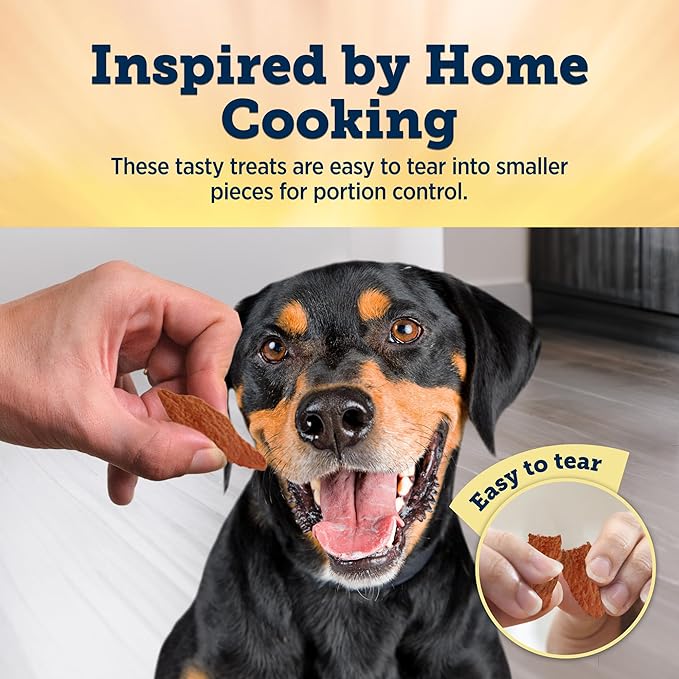 Blue Buffalo True Chews Premium Jerky Cuts Dog Treats, Made in the USA with Natural Ingredients, Beef, 20-oz Bag - PAWPICO