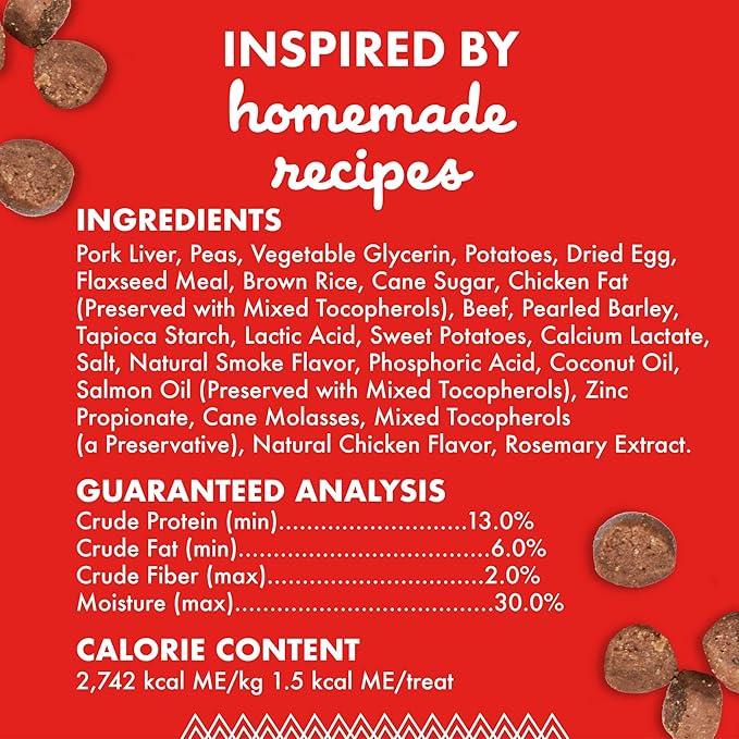 Buddy Biscuits Trainers Training Bites Soft & Chewy Dog Treats, Beef, 10 oz. Pouch - PAWPICO