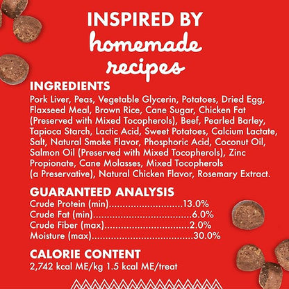 Buddy Biscuits Trainers Training Bites Soft & Chewy Dog Treats, Beef, 10 oz. Pouch - PAWPICO