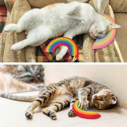 Catnip Toys, Catnip Toys for Cats, Cat Toys, Cat Toys for Indoor Cats, Cat Toys with Catnip, Interactive Cat Teething Chew Toys Cat Pillow Toys for Kitten Kitty, 2 Pack - PAWPICO