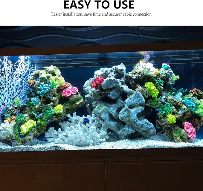 UEETEK LED Power Adapter AC110-240V DC12V 1A Switching Power Supply Converter for Aquarium Fish Tank Light (US Plug) UEETEK