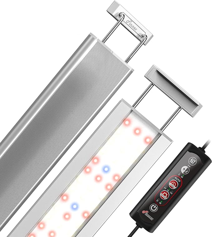 Finnex Planted+ 24/7 Aquarium LED Light, 660nm Plant Red, 3.0 Series, 48" Finnex