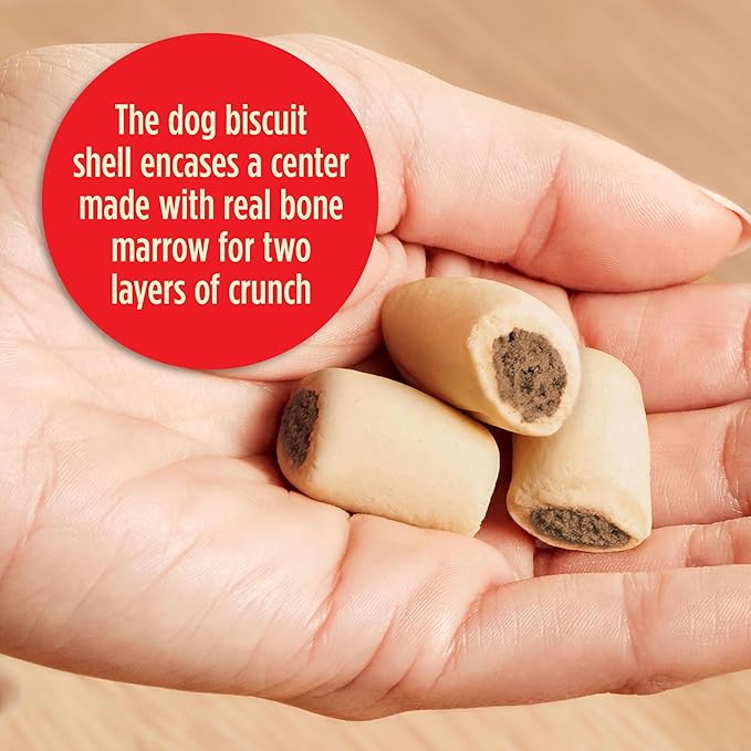 Milk-Bone MaroSnacks Dog Treats, Peanut Butter, 40 Ounce with Real Bone Marrow and Calcium - PAWPICO