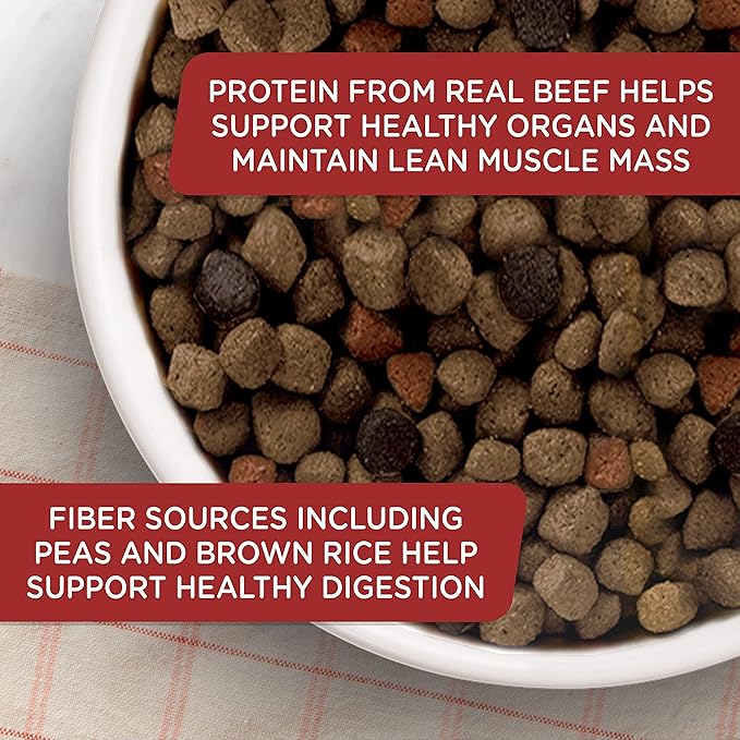 Nutrish Rachael Ray Premium Natural Dry Dog Food, Real Beef, Pea, & Brown Rice Recipe, 40 Pounds - PAWPICO