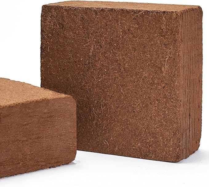 Mycelium Organic Coco Coir Brick 10lbs - Ideal for Mushroom Cultivation Mushroom Substrate - OMRI Certified, Expands with Water, Eco-Friendly Soil Alternative Mycelium