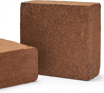 Mycelium Organic Coco Coir Brick 10lbs - Ideal for Mushroom Cultivation Mushroom Substrate - OMRI Certified, Expands with Water, Eco-Friendly Soil Alternative Mycelium