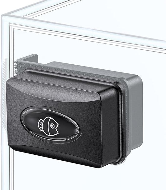 Pawfly Aquarium Magnetic Brush Fish Tank Glass Cleaner 2 Inch Mini Stain Scrubber Pads Aquarium Cleaning Tool for 1/5 Inch Thick Fish Tank up to 10 Gallons (Non-Floatable) Pawfly