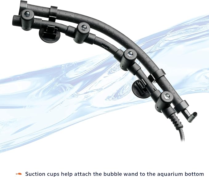 Aqueon Fish Tank Aquarium Flexible LED Accent Light and Bubble Wand, Multi Color, 21 Inch Aqueon