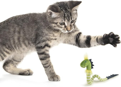 SmartyKat Bendy Buddy Bendable Catnip Cat Toy - Green, One Size - PAWPICO