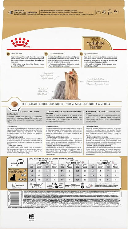 Royal Canin Yorkshire Terrier Adult Dry Dog Food, 10 lb bag - PAWPICO