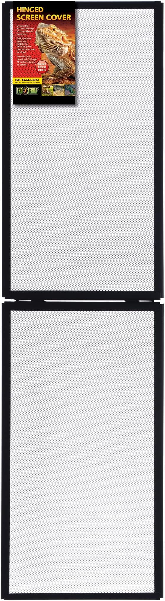 Exo Terra Screen Cover for Hinged Door, 55-Gallon, Small ExoTerra