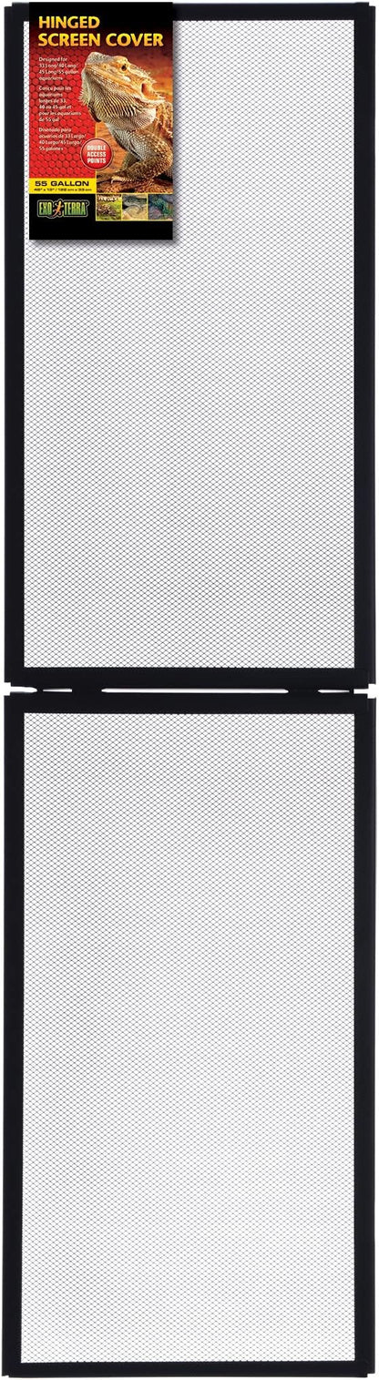 Exo Terra Screen Cover for Hinged Door, 55-Gallon, Small ExoTerra