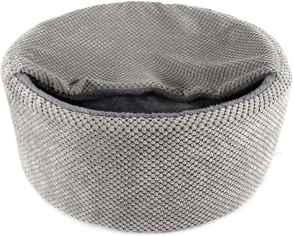 Winsterch Large Washable Warming Cat Bed House, Round Soft Cat Beds,Pet Sofa Bed, Small Pet Beds (17.8 x 17.8 x 7.84 in) - PAWPICO