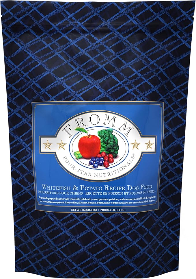 Fromm Four-Star Nutritionals Whitefish & Potato Dog Food - Premium Dry Dog Food - Whitefish Recipe - 4 lb - PAWPICO