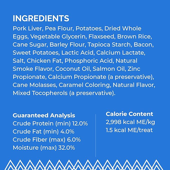 Buddy Biscuits Trainers 10 oz. Pouch of Training Bites Soft & Chewy Dog Treats Made with Bacon Flavor - PAWPICO