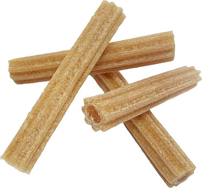Himalayan Dog Chew Churro Yak Cheese Dog Chews, 100% Natural, Long Lasting, Gluten Free, Healthy & Safe Dog Treats, Lactose & Grain Free, Protein Rich, for All Breeds, Soft, Real Chicken Flavor, 4 oz - PAWPICO