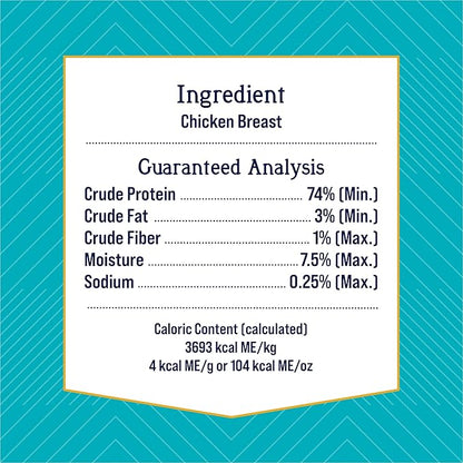 Stewart Freeze Dried Dog Treats, Chicken Breast, 3 oz, Grain Free & Gluten Free, Resealable Pouch, Single Ingredient, Training Treat in Beef Liver, Salmon, Chicken Liver & Chicken Breast 4, 14, 21 oz - PAWPICO