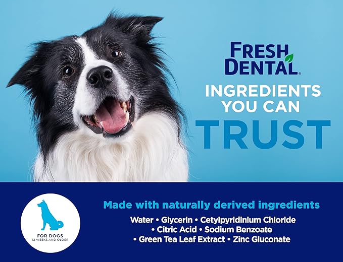 Fresh Dental Dental Health Solution for Dogs, 18oz NaturelPromise