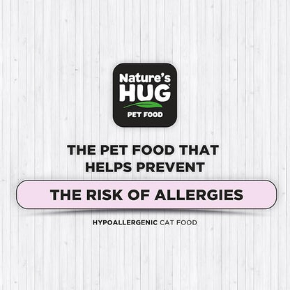 Nature's HUG Dry Cat Food, for Kitten-All Breeds, 4 lb. Bag, Just Like Chicken Recipe, Grain Free & Hypoallergenic, Supports Microbiome Health, Sustainable Complete Protein & Balanced Nutrition - PAWPICO