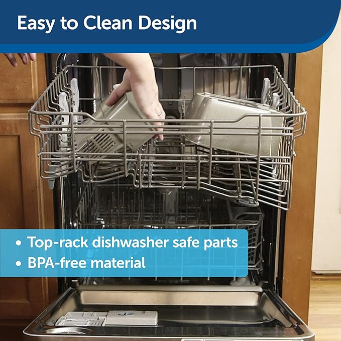 PetSafe Multi-Tier Pet Fountain – Large Waterer Great for Cats and Dogs – 2 Heights to Drink from – Great for Senior Pets – 100 Oz Water Capacity – Fresh, Filtered Water - PAWPICO