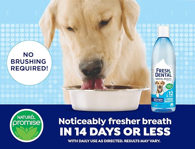 Fresh Dental Dental Health Solution for Dogs, 18oz NaturelPromise