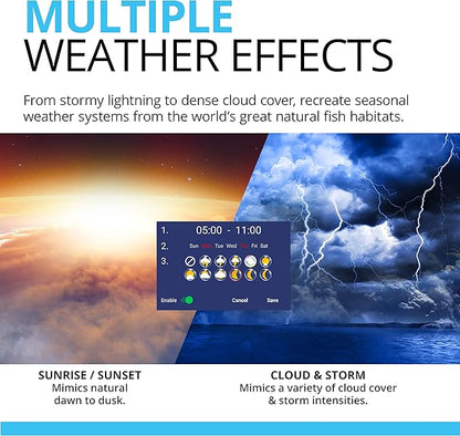 Fluval Aquasky 2.0 LED Aquarium Lighting, 12 Watts, 15-24 Inches Fluval