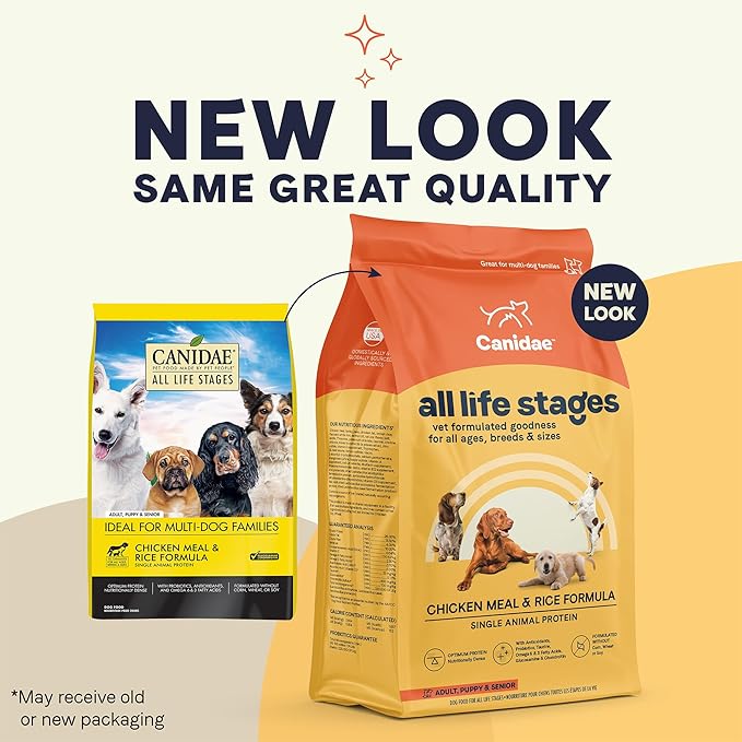 CANIDAE? All Life Stages Chicken Meal & Rice Formula Dog Dry 15 lb - PAWPICO
