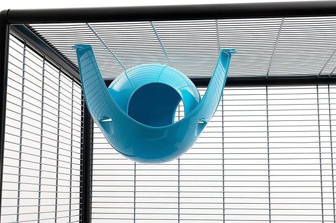 Lixit Igloos and Hideaways for Guinea Pigs, Rats, Mice, Hamsters, Gerbils and Other Small Animals (Blue, Large Space Pod) Lixit