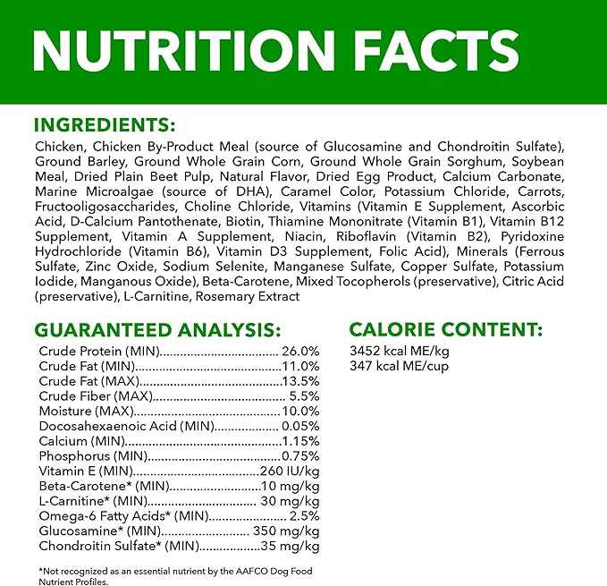 IAMS Proactive Health Healthy Aging Large Breed Adult Dry Dog Food for Mature and Senior Dogs with Real Chicken, 30 lb. Bag - PAWPICO