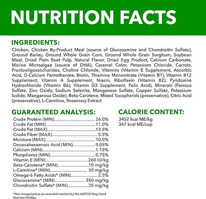 IAMS Proactive Health Healthy Aging Large Breed Adult Dry Dog Food for Mature and Senior Dogs with Real Chicken, 30 lb. Bag - PAWPICO