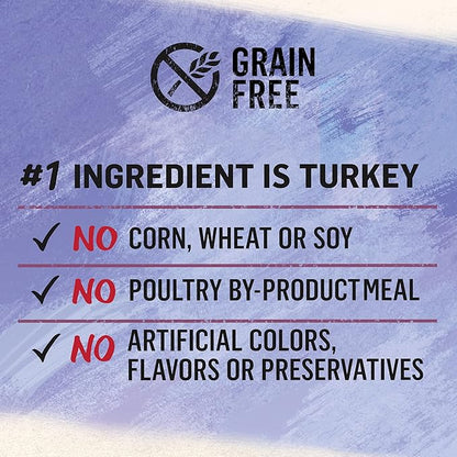 Purina Beyond High Protein, Grain Free, Natural Pate Wet Dog Food, WILD Turkey, Liver & Duck Recipe - (12) 13 oz. Cans - PAWPICO