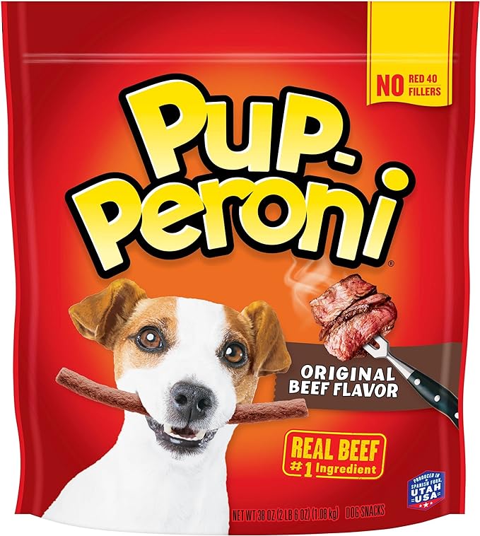 Pup-Peroni Original Beef Flavor Dog Treats, Made with Real Beef, 38 Ounce Bag - PAWPICO