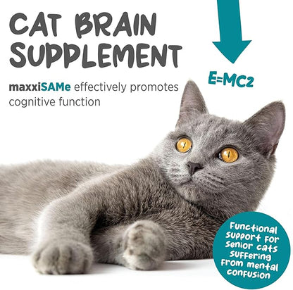 maxxiSAMe Advanced SAM-e Powder Supplement - Liver, Cognitive & Joint Support for Cats, 3.2oz maxxipaws