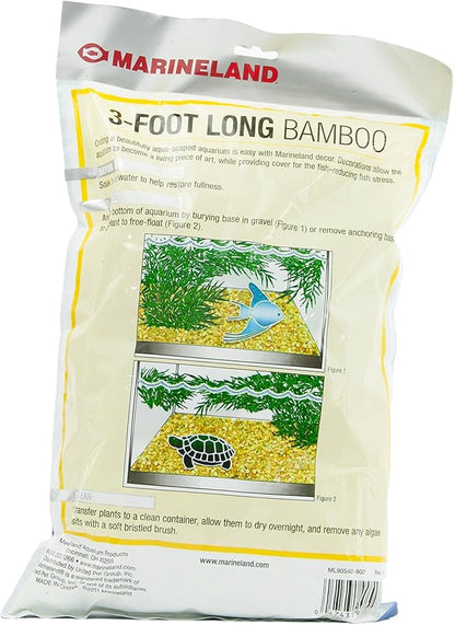 Marineland Bamboo 3 Feet, Décor For aquariums and Terrariums, Model:47431905481 Marineland